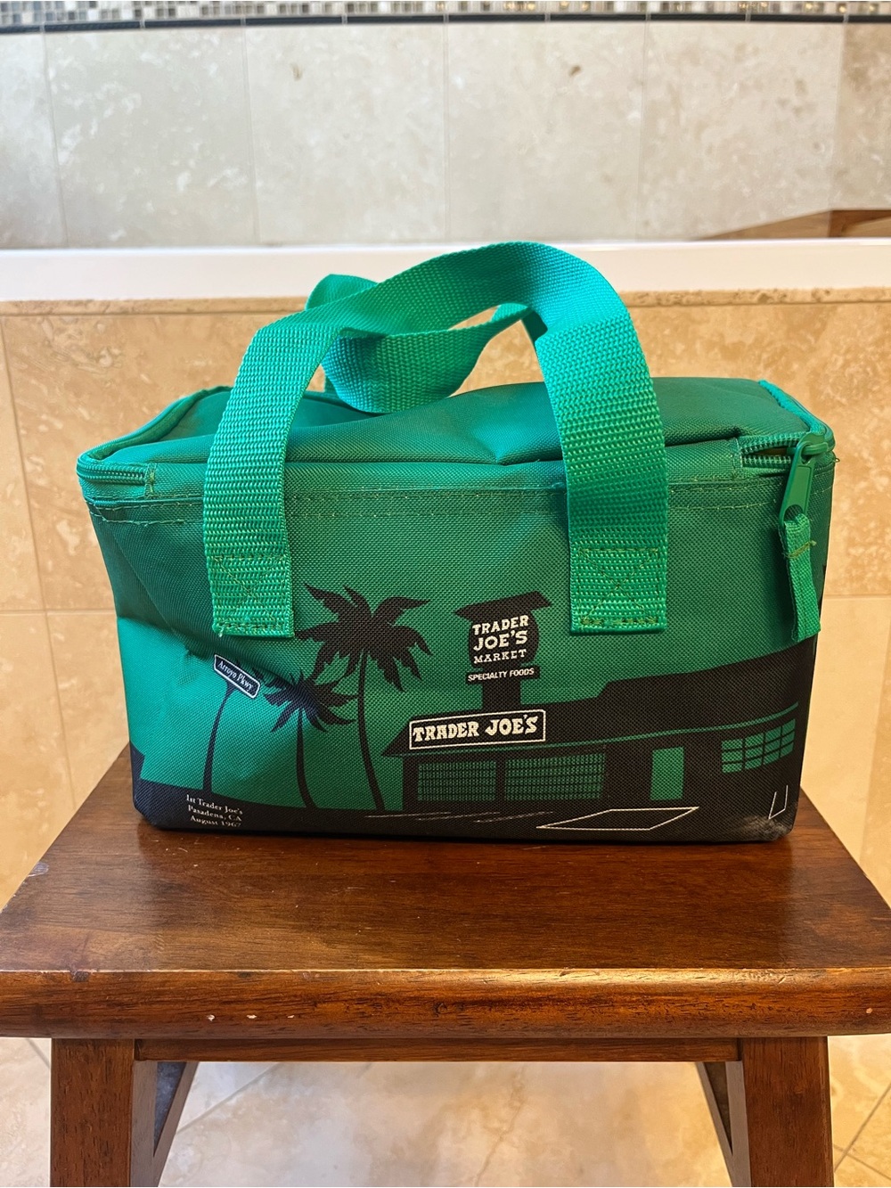 Trader Joe’s Green Insulated Lunch Cooler Bag